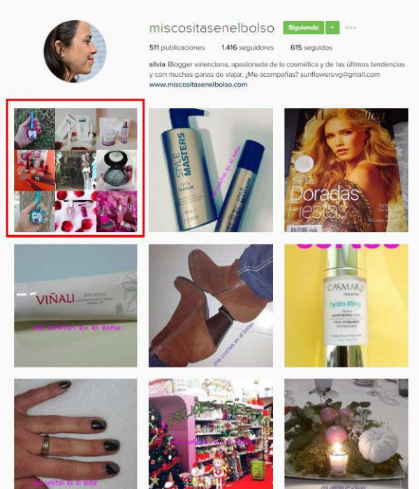 Instagram miscositasenelbolso - Diciembre 2016