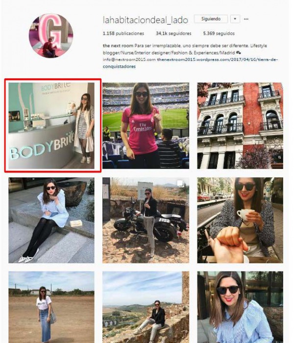 Instagram lahabitaciondeal_lado - Abril 2017