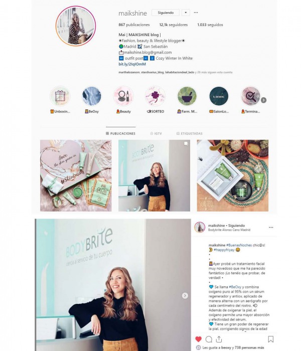 Instagram maikshine - Abril 2019